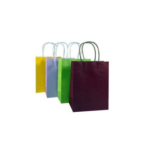 Custom Printed Kraft Paper Shopping Bags with Twisted Handles | Personalized Retail & Gift Bags