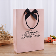 Custom Paper Shopping Bag with Bow Detail