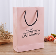 Custom Paper Shopping Bag with Bow Detail