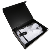 Custom Collapsible Rigid Gift Boxes with Magnetic Closure & Ribbon Handles