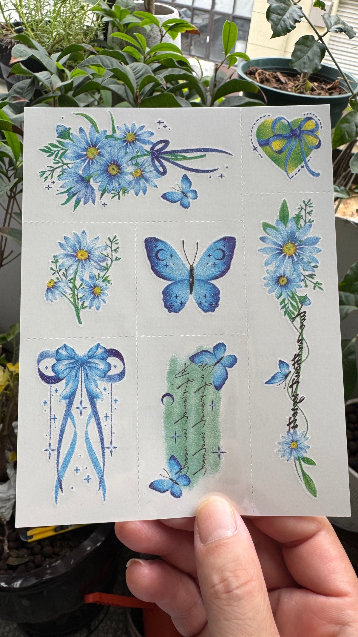 Custom Printed Temporary Tattoo Stickers | Floral Butterfly Water Transfer Tattoo Sheets for Events & Promotions