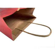 Custom Printed Kraft Paper Shopping Bags with Twisted Handles | Personalized Retail & Gift Bags